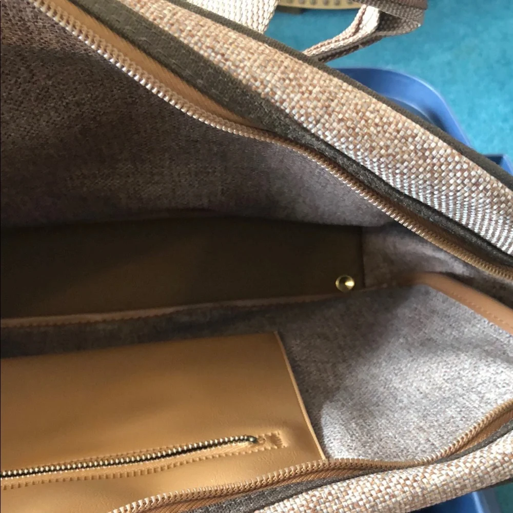 Pegasus Brown Canvas Travel Tote Bag by